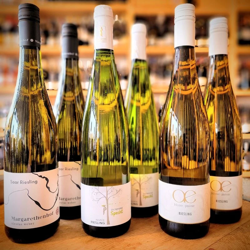 Riesling Paket 6 Flaschen / 2 je Sorte Riesling1 by Etoile color Svart