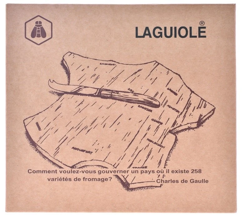 Laguiole Käsebrett mit Käsemesser 40268541 by Laguiole color Svart