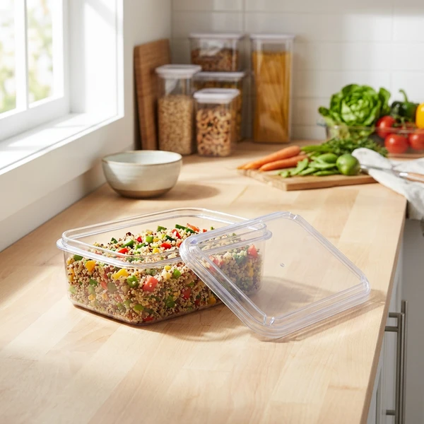 Deckel für Lunchbox Polycarbonat 1335 ml 800508-PP by GLASS4EVER color Svart