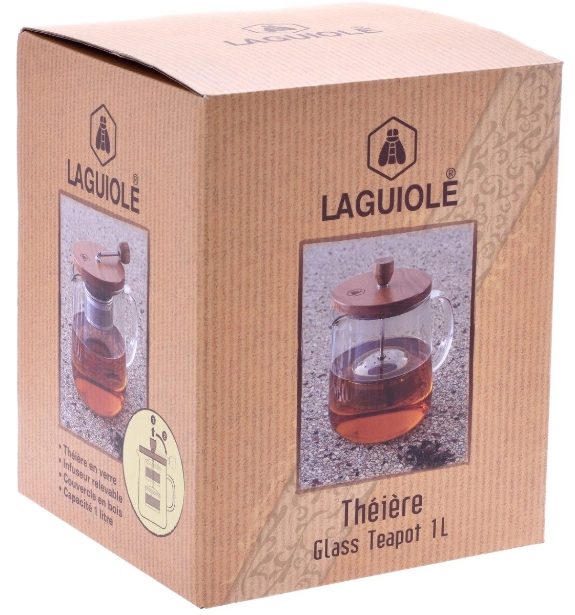 LAGUIOLE Teekanne 1 Liter 40268454 by Laguiole color Svart