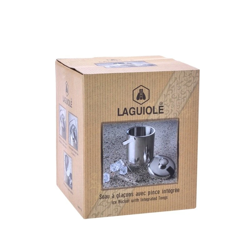 LAGUIOLE Eisbehälter aus Edelstahl 40268424 by Laguiole color Silver