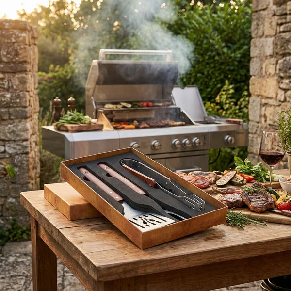 Laguiole BBQ Grillbesteck-Set 40268707 by Laguiole color Svart
