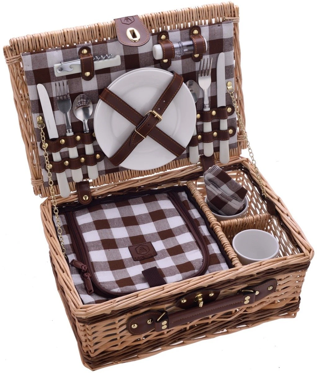 Laguiole Picknickkorb für 2 Personen 40268331 by Laguiole color Svart