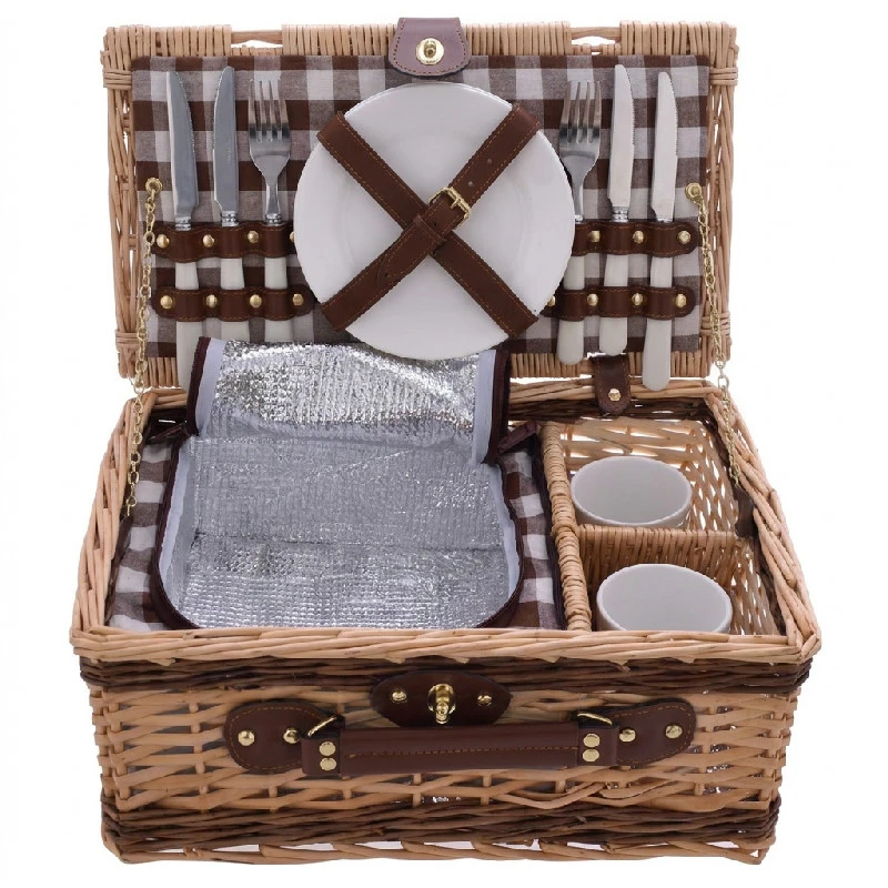 Laguiole Picknickkorb für 2 Personen 40268331 by Laguiole color Svart