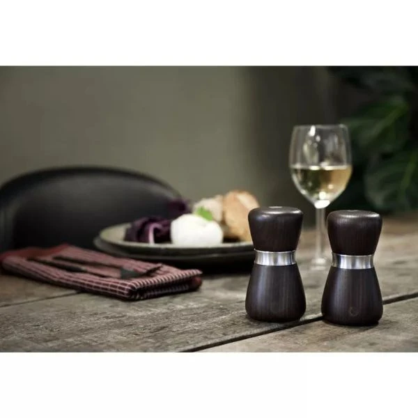 CrushGrind Salz-/Pfeffermühle Kyoto Holz 10 cm 23195002 by CrushGrind color Mörkbrun