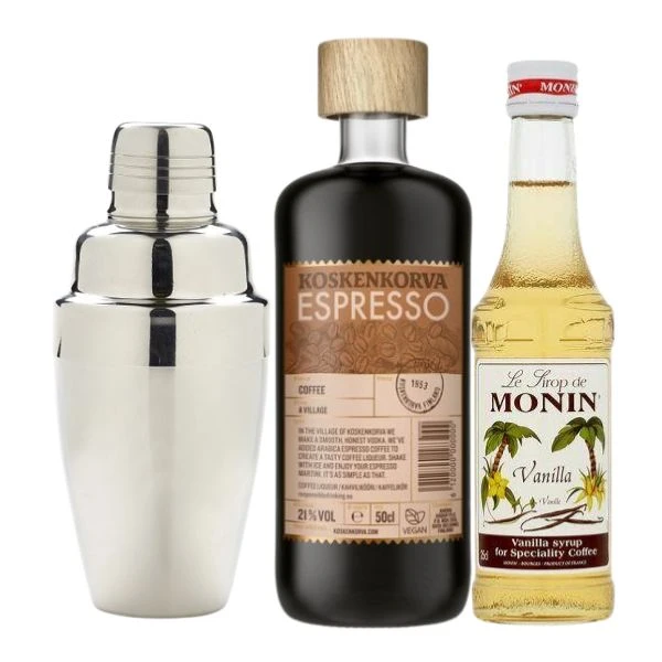 Espresso Martini Vanille Set Barlifepakke106 by KOSKENKORV color Svart