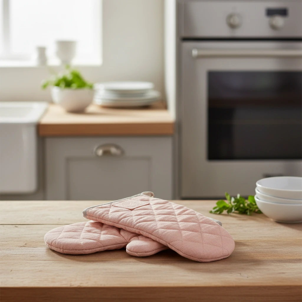 Witloft Ofenhandschuhe aus recycelter Baumwolle – Lachs (2er-Set) 41-WL-RCO-72 by Witloft color Svart