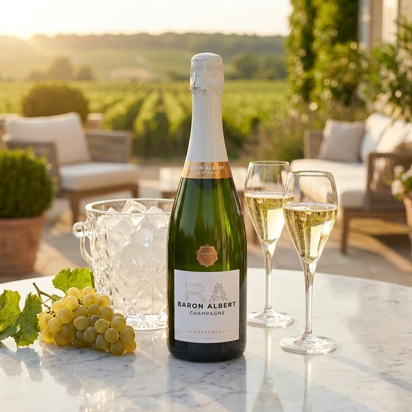 Champagne Brut 2018 Millésime La Préférence Baron Albert 604918 by Baron Albert color Svart