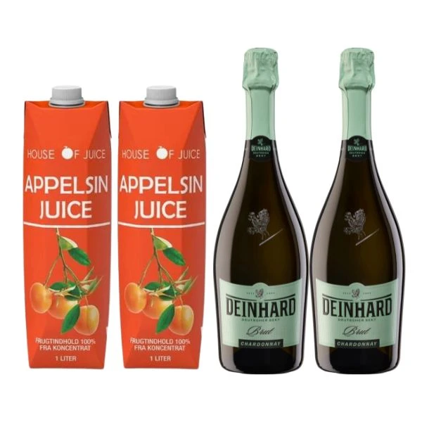 Willkommen Getränkepaket - Mimosa Velkomstdrinks5 by Deinhard color Svart