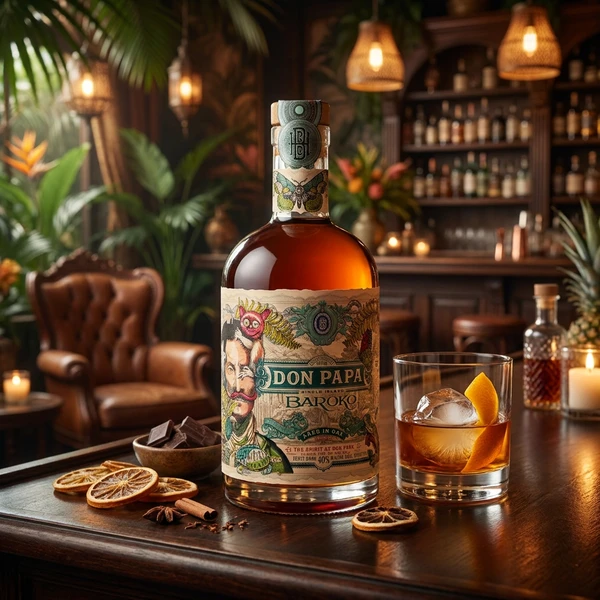 Don Papa Baroko Rum 70 cl DPC08 by Don Papa color Svart