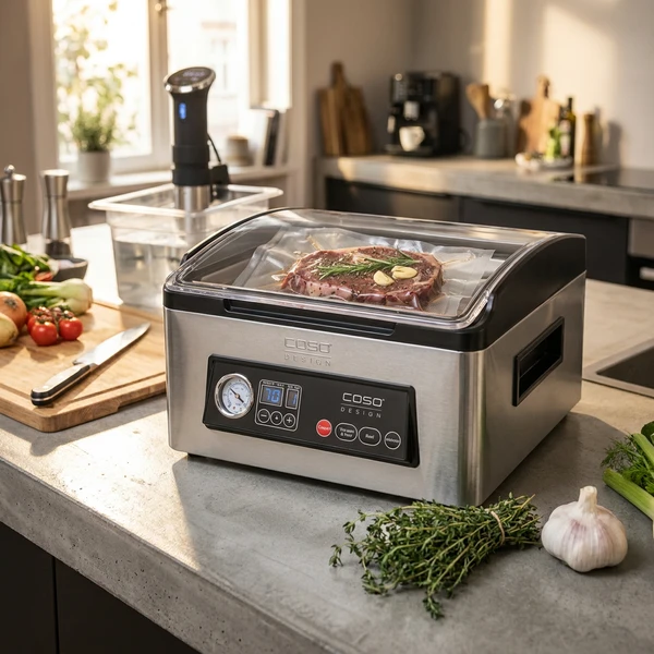 Caso VacuChef 70 Kammervakuumierer CS1418 by CASO color Svart