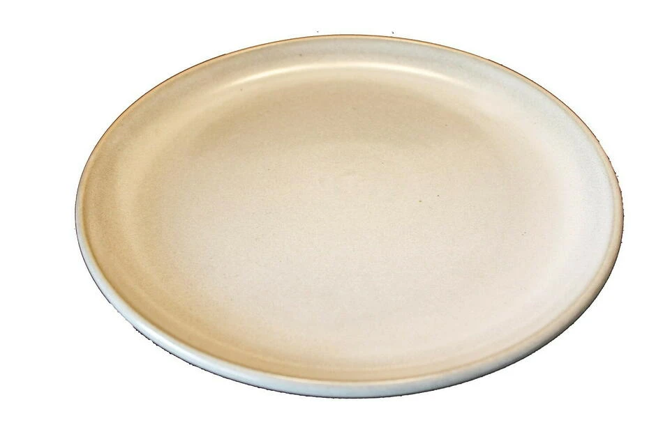 Teller 22 cm – Sandfarbenes Steingut 5010993 by Koop color Svart