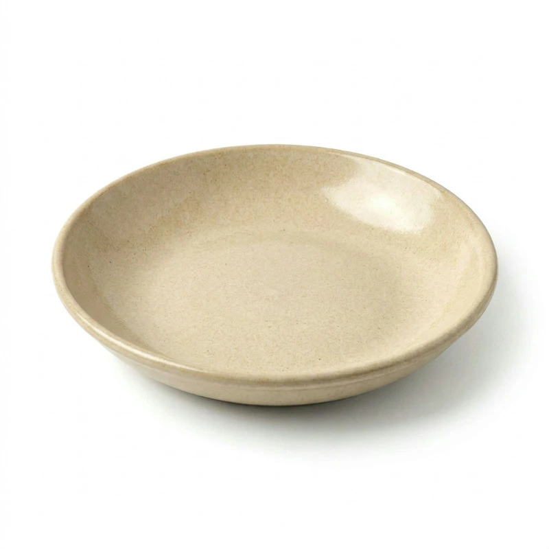 Tiefer Teller 21 cm – Sandfarbenes Steingut 5010995  color Svart