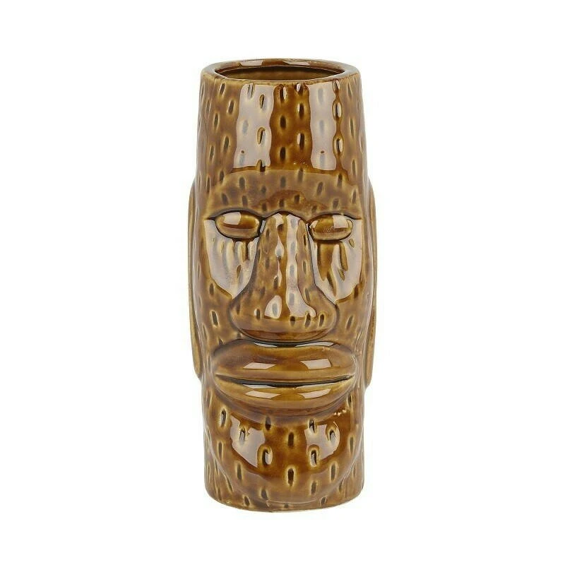 Keramik Islander Tiki-Becher 450ml BTBL3403 by Beaumont color Svart