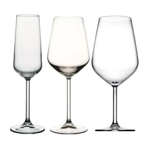 Allegra Gläserset – Rotwein, Weißwein & Champagner Bundle10 by Bundle color Svart