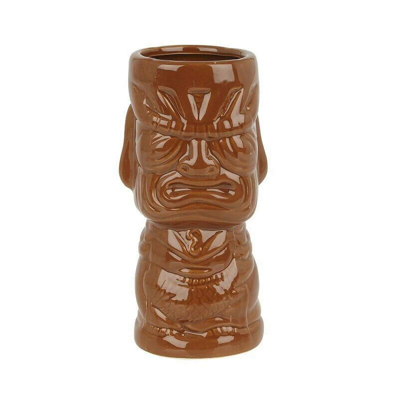 Molokai Tiki-Becher aus Keramik 360ml BTBL3407 by Beaumont color Bruin