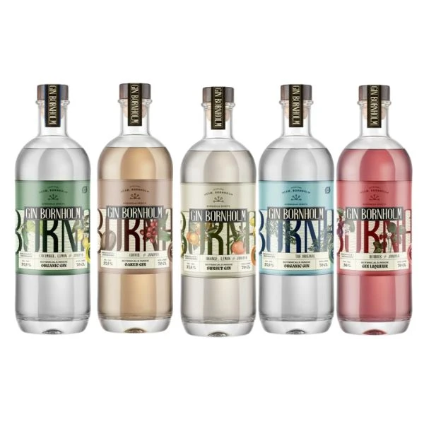 Gin Tasting-Set „Bornholm Gin“ 5 x 70 cl Bundle28 by Bundle color Svart
