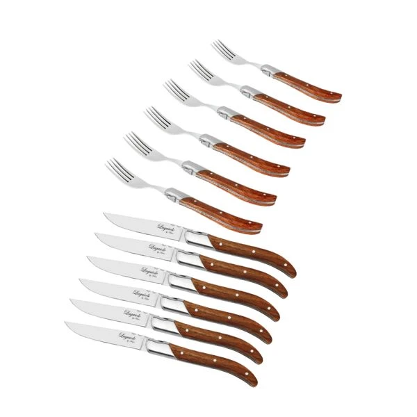 Laguiole By Hâws Rosewood Besteckset Bundle29 by Hâws color Svart