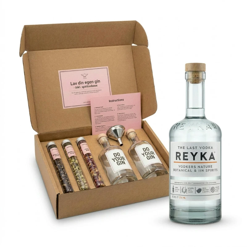 Gin selber machen Set – Inkl. Alkoholbasis Bundle33 by Bundle color Svart
