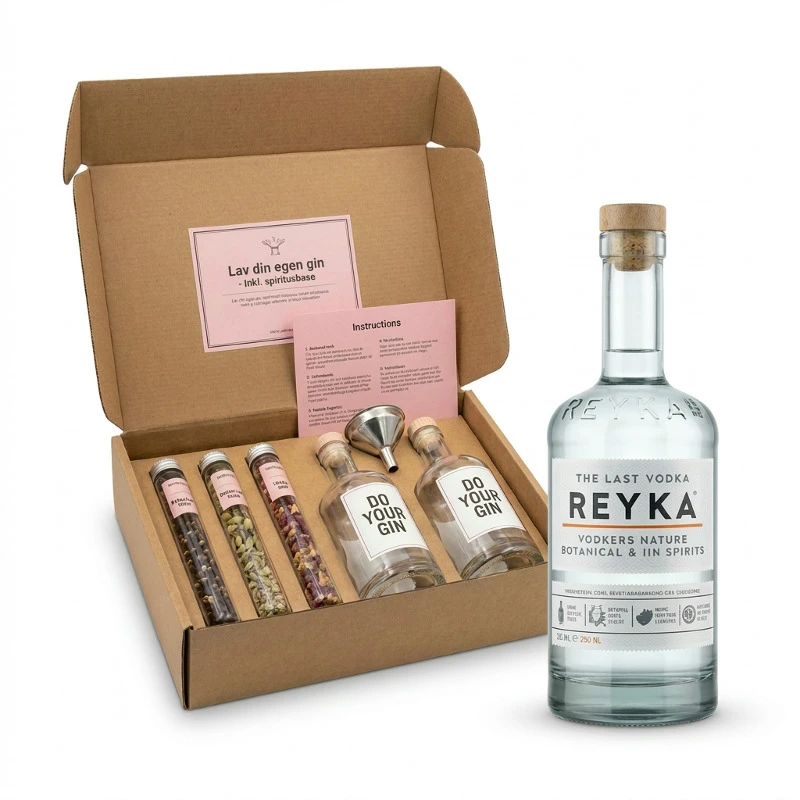 Gin selber machen Set – Inkl. Alkoholbasis Bundle33 by Bundle color Svart