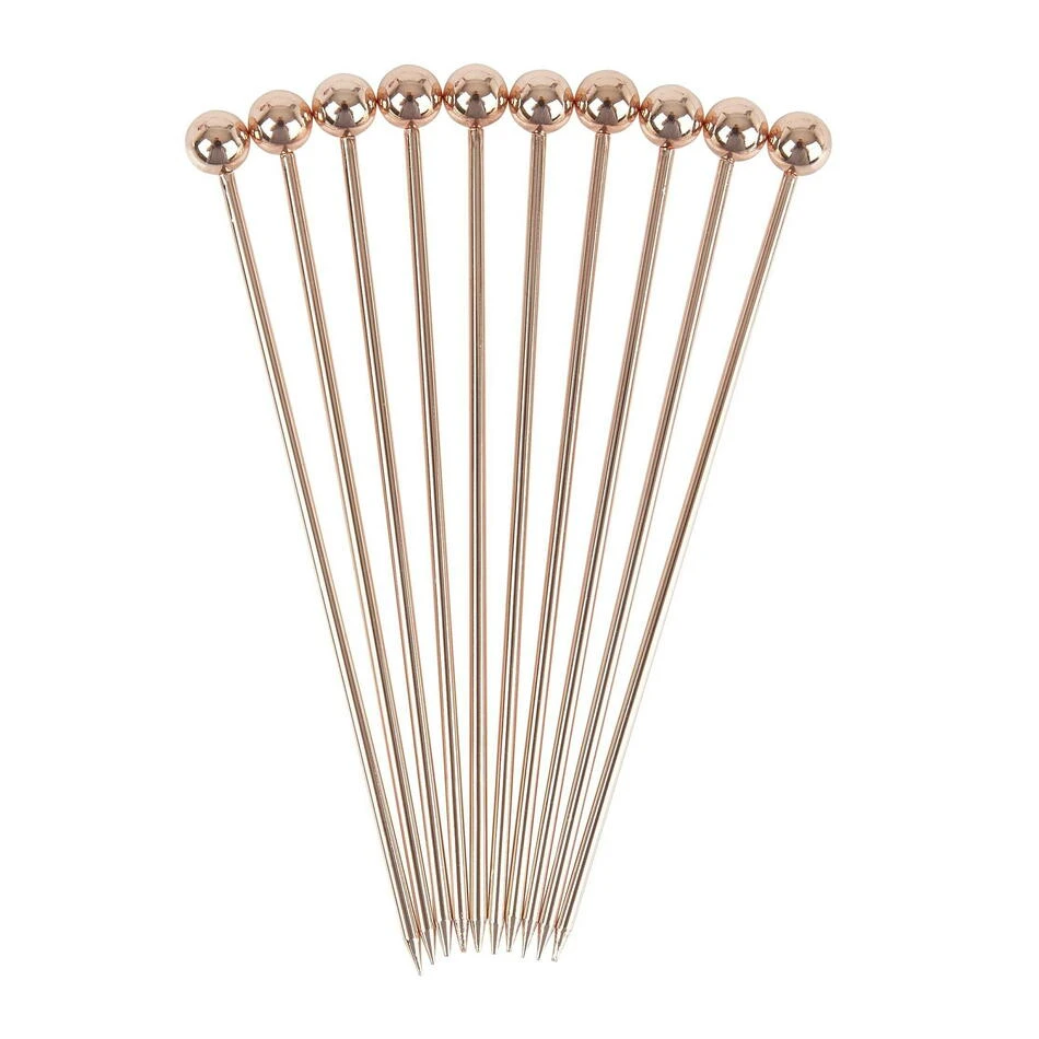 Ball Garnish Cocktailspieße 10 Stk. – Kupfer BTBL3731 by Beaumont color Koppar