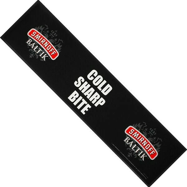 Smirnoff Wetstop Bar-Läufer 6296DS by Drink color Svart