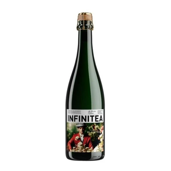 Infinitea Sparkling Tea Black Alkoholfrei FL 75 45326100 by Weingut St. Antony color Svart