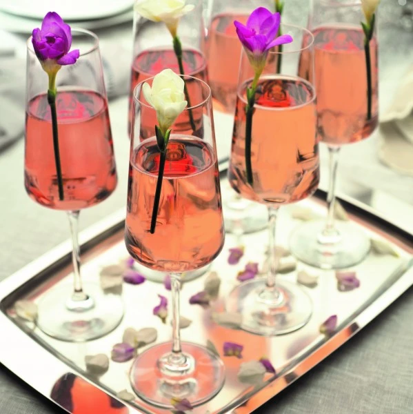 Aria Champagnerflöte 35 cl (6er-Set) RCR Glas0298 by RCR Glas color Svart