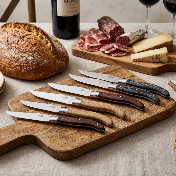 Laguiole Heritage Messer Pakkaholz 6er-Set 40273003 by Laguiole color Svart