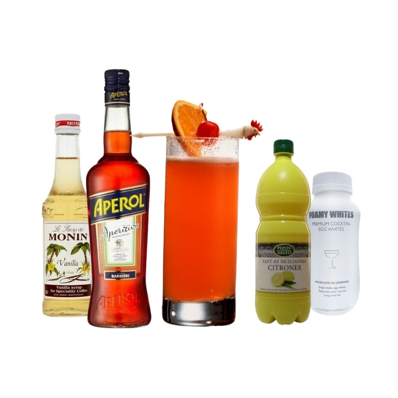 Aperol Sour – Cocktail-Set Bundle56 by Bundle color Svart