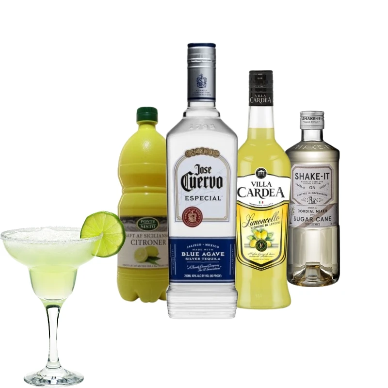 Limoncello Margarita – Cocktail-Set Bundle57 by Bundle color Svart