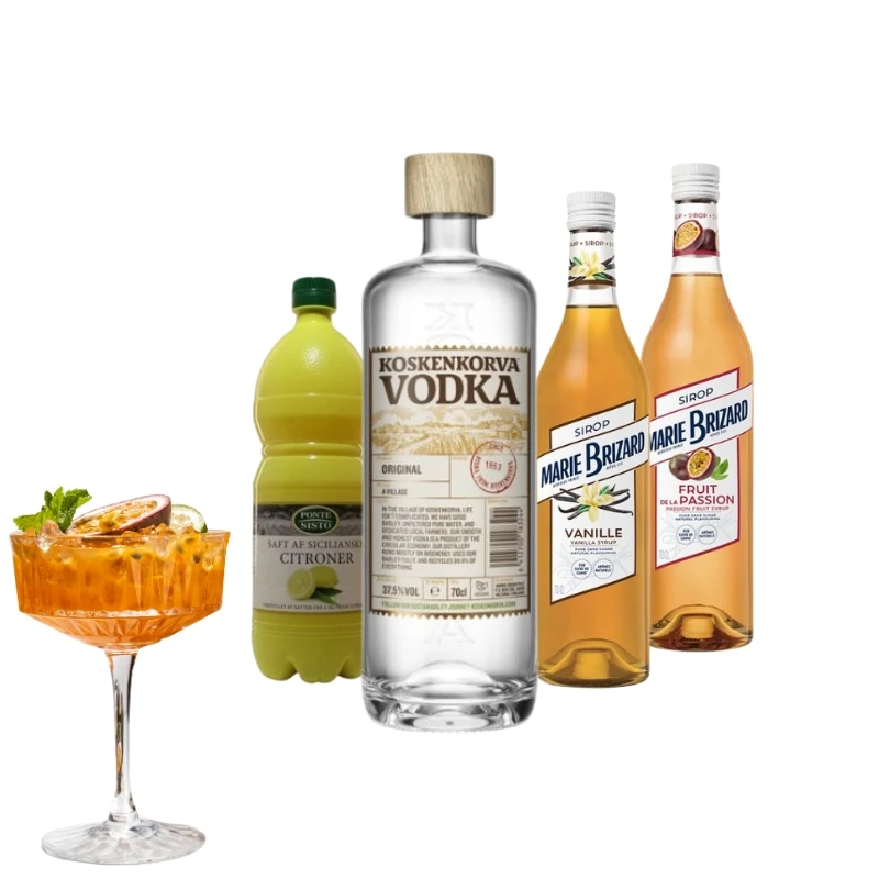 Pornstar Martini - Cocktail-Set Bundle58 by Bundle color Svart