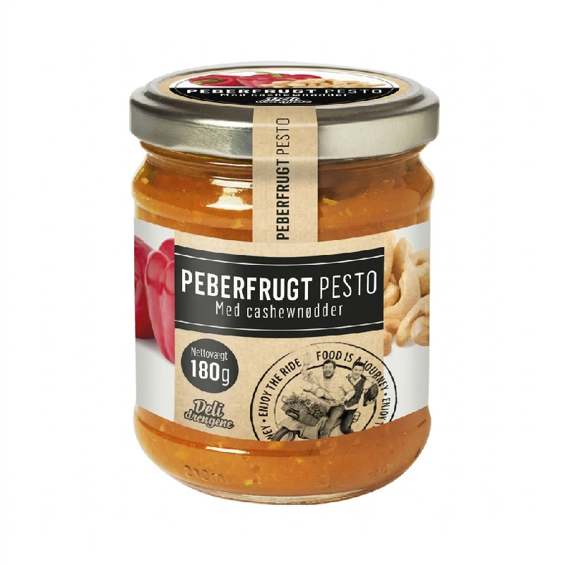 Paprikapesto 180g 115DD by Deli Drengene color Svart