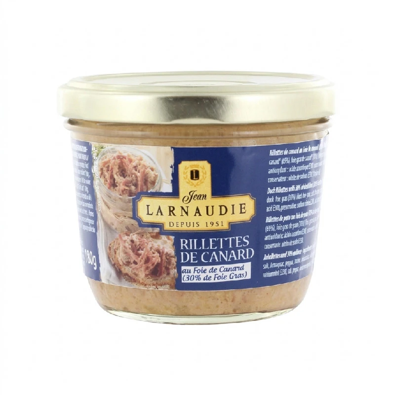Entenrillette mit Foie Gras 180G 13234 by Deli Drengene color Svart