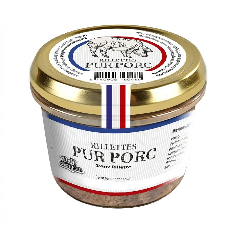 Schweine-Rillette DD 180g 15502 by Deli Drengene color Svart