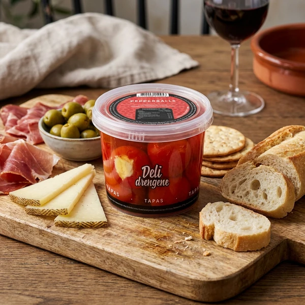 Pepperballs mit Frischkäse 270g (160g Abtropfgewicht) 1801DD by Deli Drengene color Svart