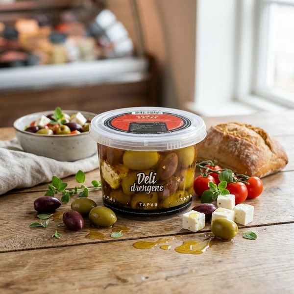 Griechischer Salat 270g (160g Abtropfgewicht) 1802 by Deli Drengene color Svart