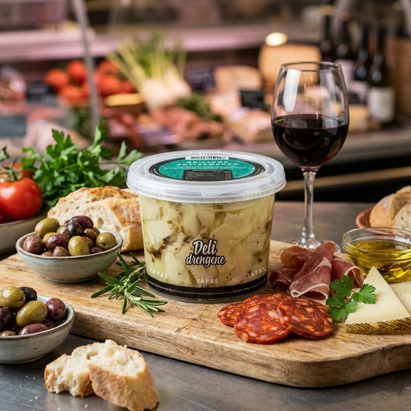 Gegrillte Artischocken 270g (160g Abtropfgewicht) 1804 by Deli Drengene color Svart