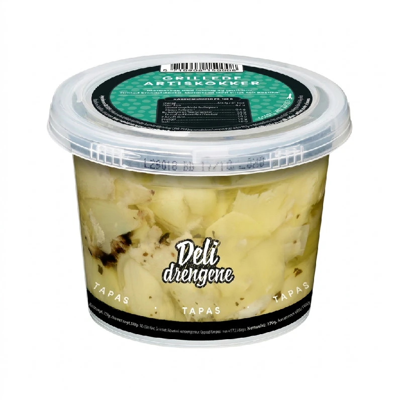Gegrillte Artischocken 270g (160g Abtropfgewicht) 1804 by Deli Drengene color Svart