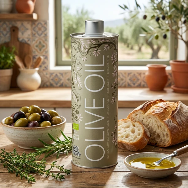 Bio-Olivenöl Nativ Extra 500ml 201DD by Deli Drengene color Svart
