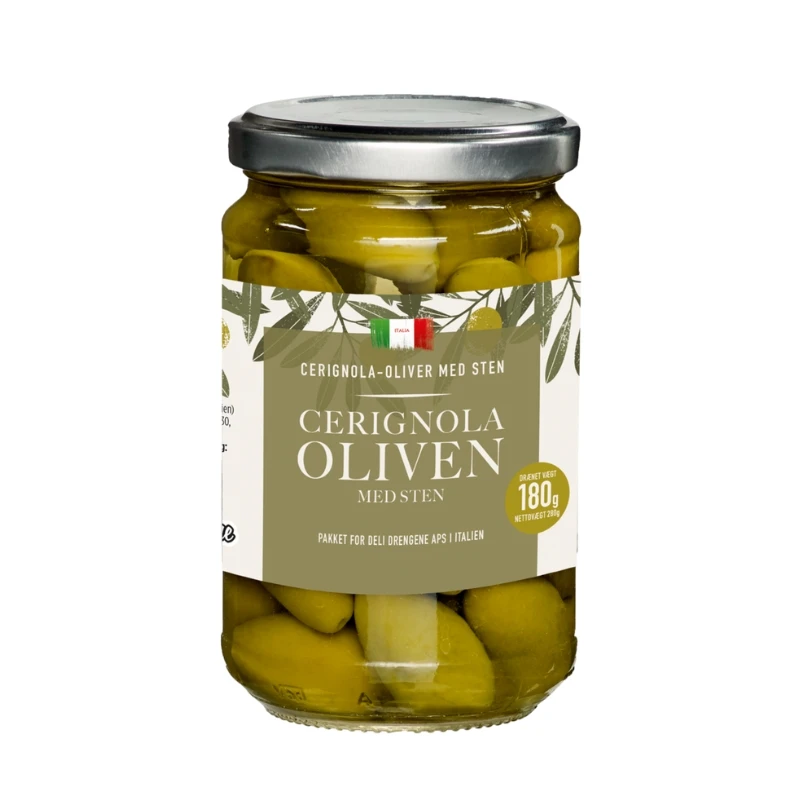 Bella Cerignola Oliven 280g 2131DD by Deli Drengene color Svart