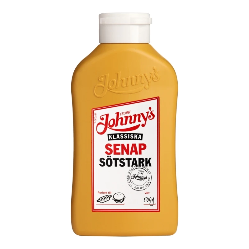 Johnnys süß-scharfer Senf 500g 3100002 by Deli Drengene color Svart