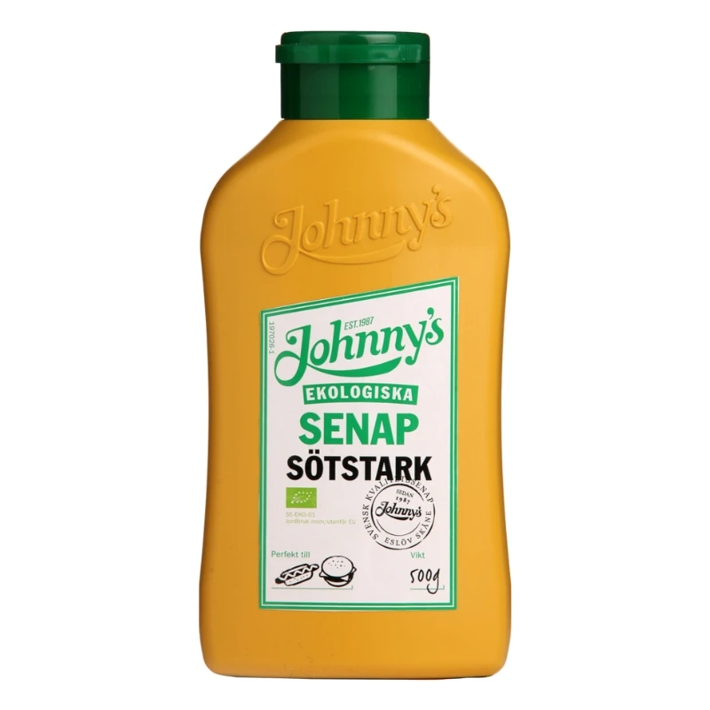 Johnnys Bio-Senf Süß-Scharf 500g 3100009 by Deli Drengene color Svart