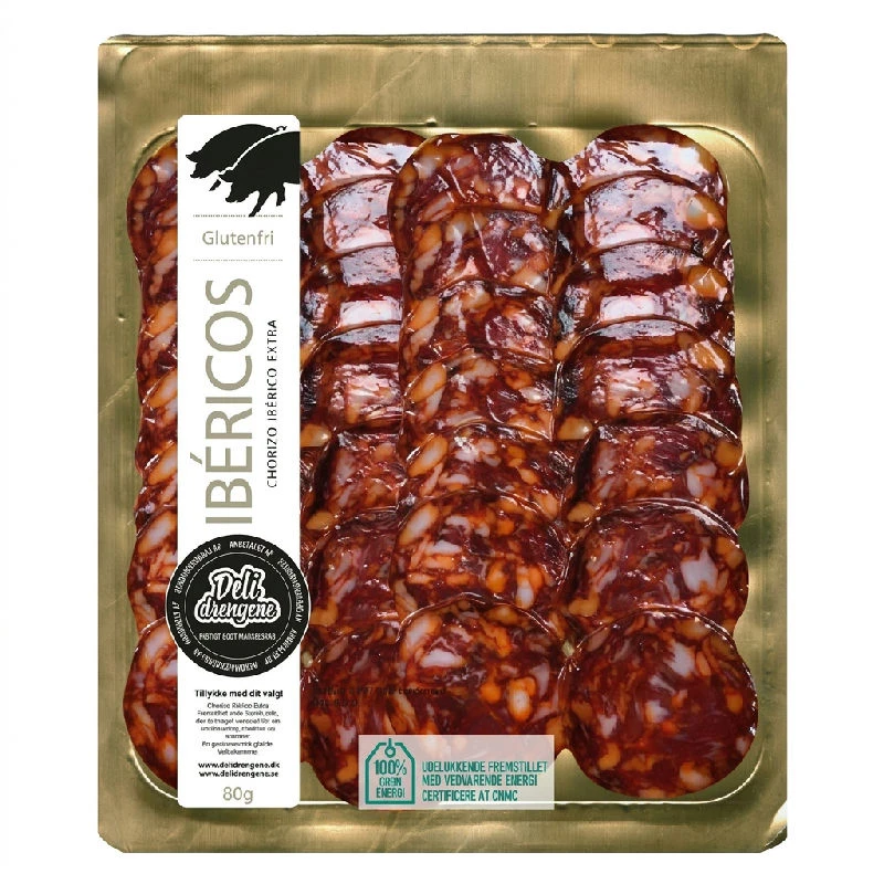 Iberico Chorizo 80g – Deli Drengene 238 by Deli Drengene color Svart
