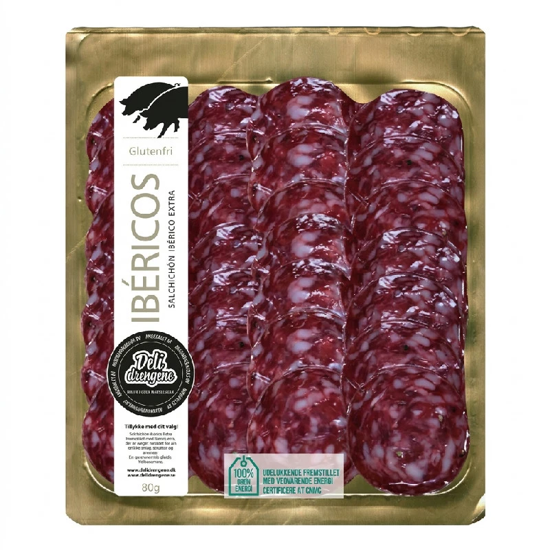 Iberico Salchichon 80g – Deli Drengene 239 by Deli Drengene color Svart