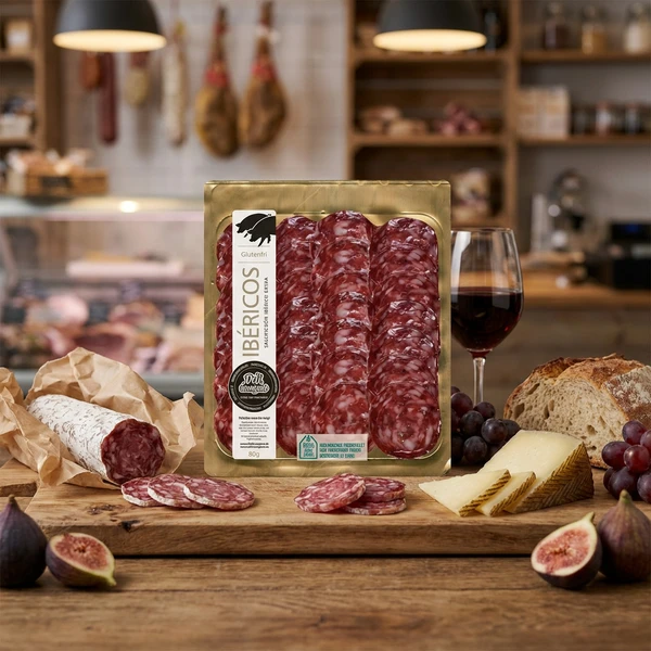 Iberico Salchichon 80g – Deli Drengene 239 by Deli Drengene color Svart