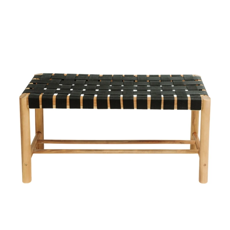 Hâws Nooka Bank schwarzes Seil 90x45x33 cm 30-HNBB by Hâws Nooka color Svart