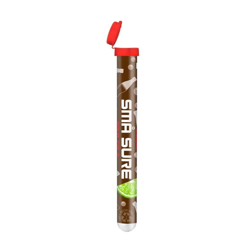 Små Sure Cola (50x2cl RÖHR) 64065 by SMÅ color Svart