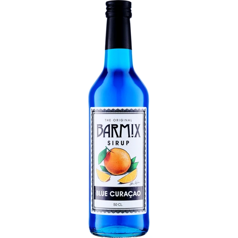 Barmix Blue Curaçao Sirup 50 cl 61334 by Barmix color Svart