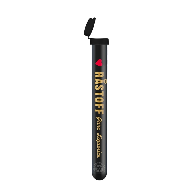 Råstoff Pure Liquorice (50x2cl RÖHR) 64137 by SMÅ color Svart